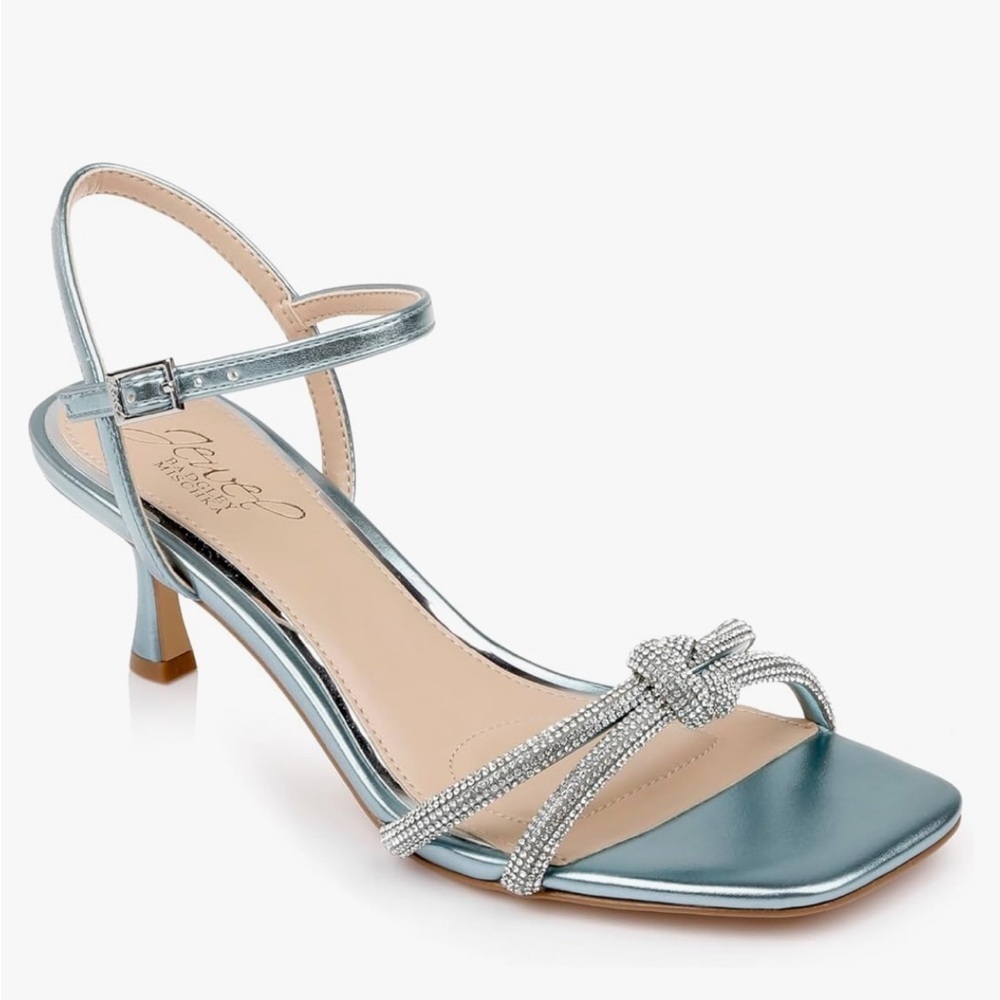 Jewel Badgley Mischka womens Maci Heeled Sandals size 8